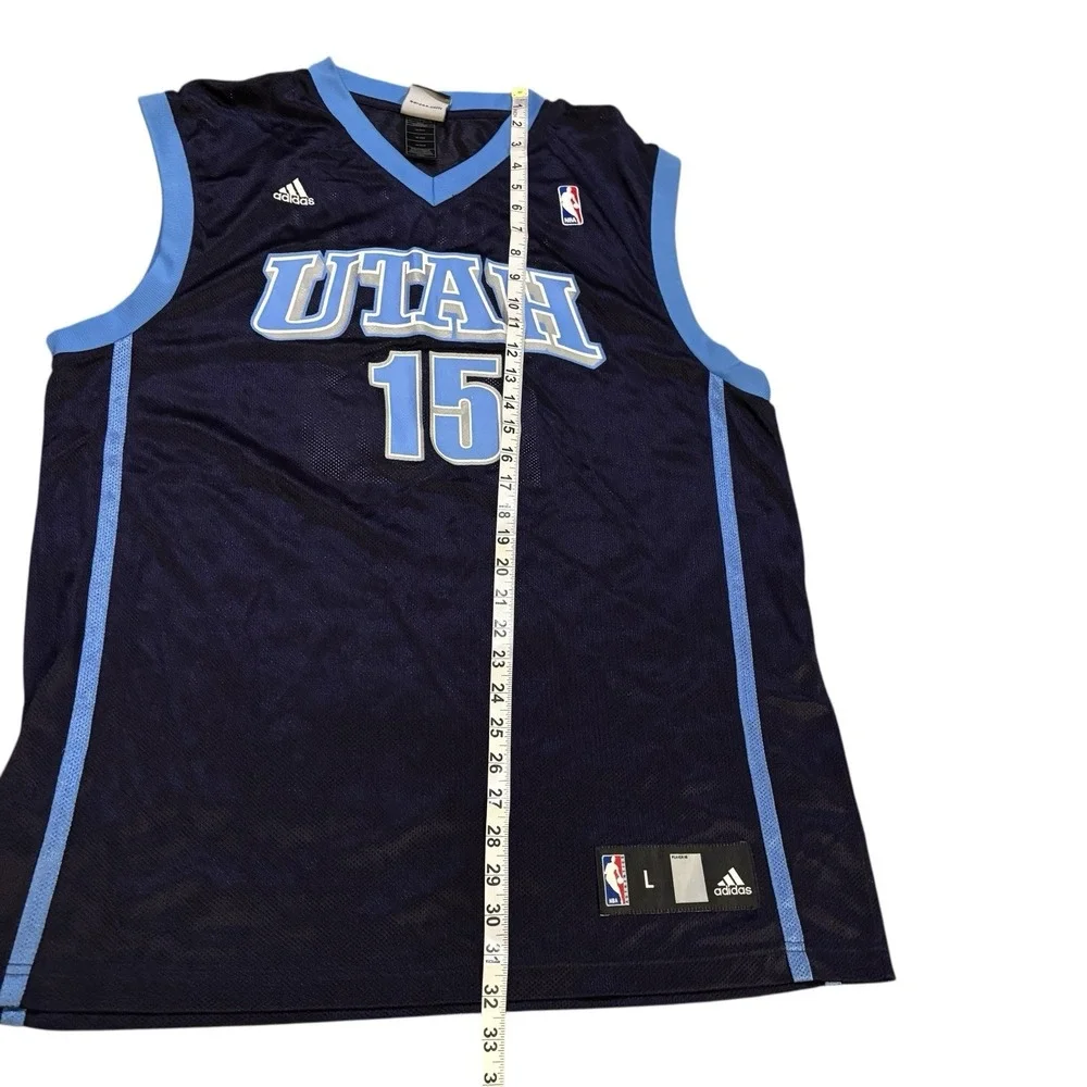 Adidas Utah Jazz Matt Harpring‎ Jersey Mens Large Blue